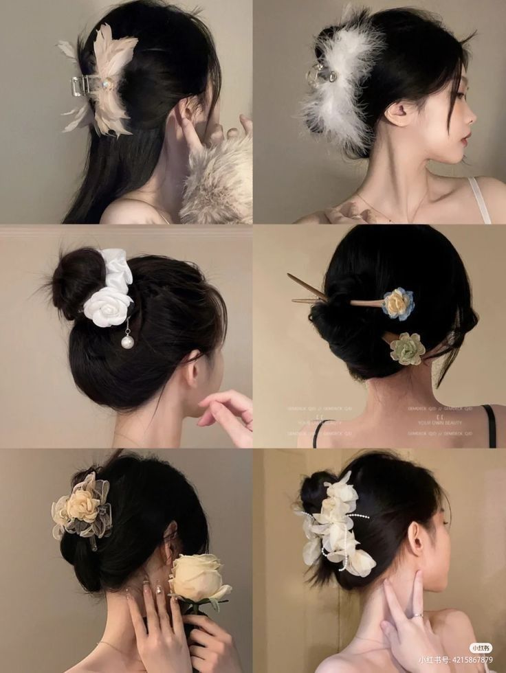 dây chuyền và cài tóc